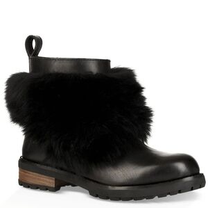 Uggs Otelia  Black Fur Boots